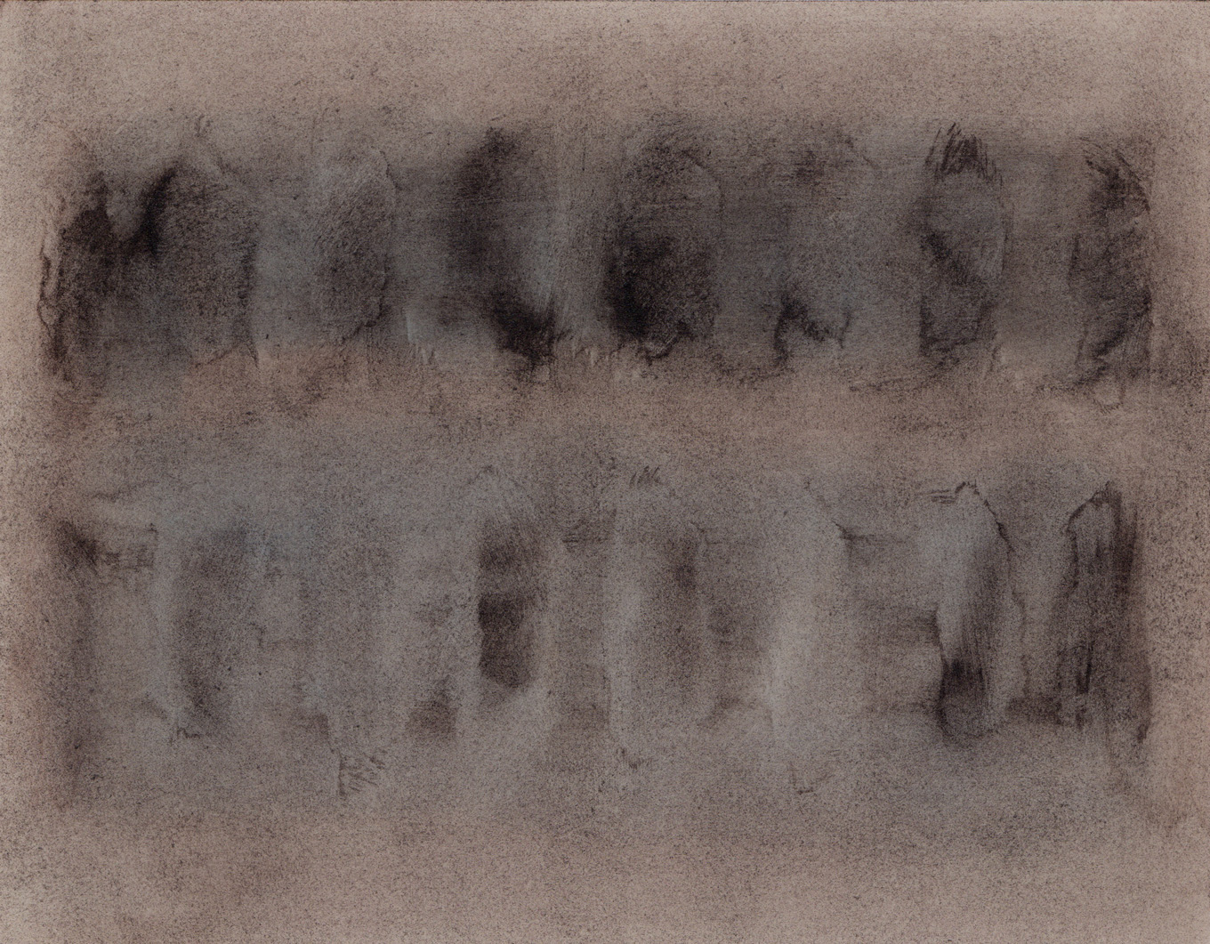 L1398 - Nicholas Herbert, British Artist, abstract painting, Residual Trace - Necropolis, 2022